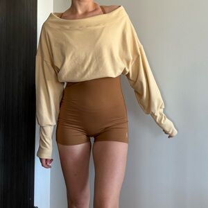 Free People Movement One Piece Onesie Shorts